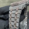 0022 Audemars Piguet Royal Oak Chrono 26331 41mm 2tone Rose Gold & White Arabic Dial Big Stone Raised Band