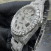 0016 Rolex Datejust 41mm White Roman Dial 1 Row Big Stone Bezel Oyster Band