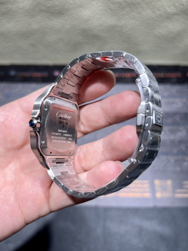 0089 Plain Cartier Santos Mens XL 40MM BVF SSSS Brown Dial