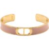 Dior D-shaped open bangle