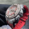 0031 Audemars Piguet Royal Oak Offshore 42mm Red Dial Red Camouflage Rubber Band