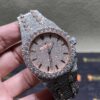0005 Audemars Piguet Royal Oak 15500 41mm 2tone Rose Gold & White Big Stone Bezel & Case Big Stone Raised Band