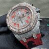 0031 Audemars Piguet Royal Oak Offshore 42mm Red Dial Red Camouflage Rubber Band