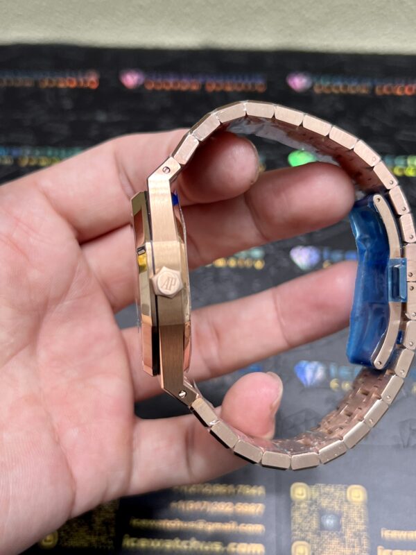 0088-2 Plain AP Royal Oak 15407 RG 41mm Skeleton Dial RG Band 638