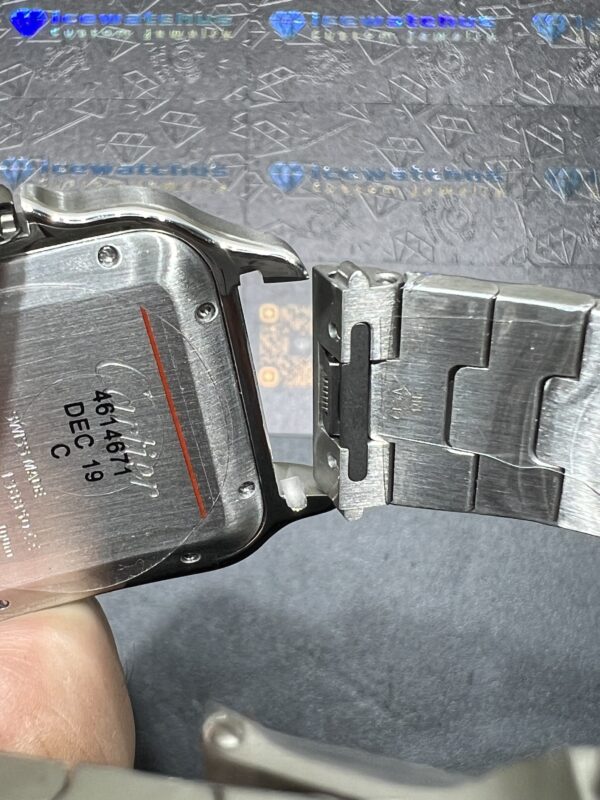 0089 Plain Cartier Santos Mens XL 40MM BVF SSSS Brown Dial