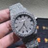 0013 Audemars Piguet 15500 White Big Stone Bezel & Case Big Stone Band