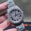 0006 Rolex Datejust 41mm White Roman Dial 2 Rows Bezel Oyster Band