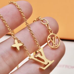 LV Pink Set Necklace