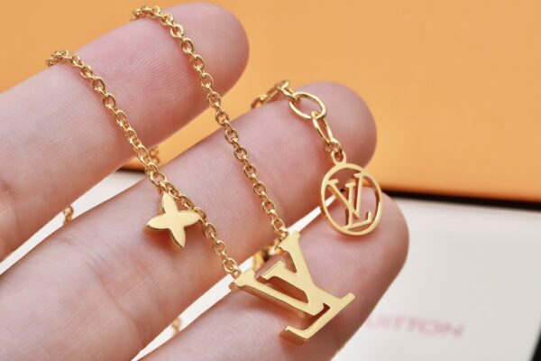 LV Pink Set Necklace