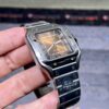0089 Plain Cartier Santos Mens XL 40MM BVF SSSS Brown Dial