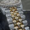 0037 Rolex Datejust 41mm 2tone Yellow Gold & White Roman Dial 2 Rows Bezel Jubilee Band