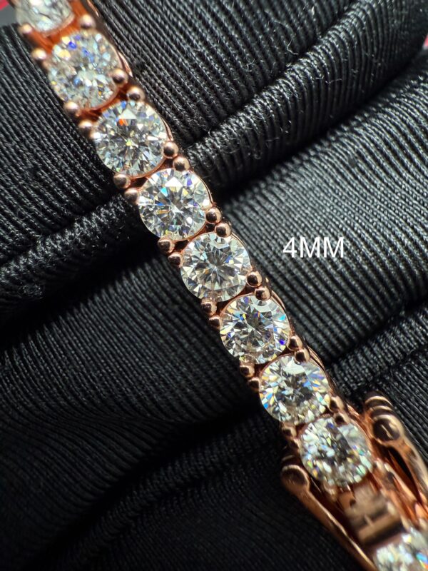 8888 Tennis chain 925 silver+Moissanite