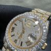 0042 Rolex Daydate 40mm Yellow Gold Two Rows Stone Bezel President Band
