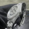 0041 Rolex SkyDweller 42mm White 2 Rows Stone Bezel