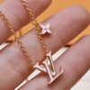 LV Pink Set Necklace