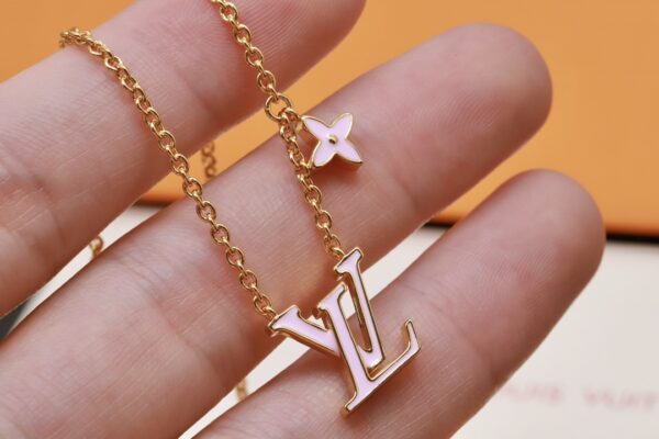 LV Pink Set Necklace