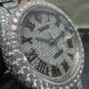0049 Rolex Datejust 41mm 2tone Rose Gold & White Roman Dial 2 Rows Bezel Jubilee Band