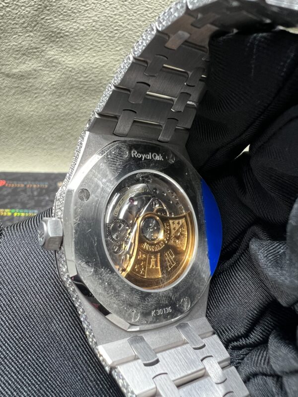 0055 Audemars Piguet Royal Oak 15400 41mm All Small Stones Setting Black date