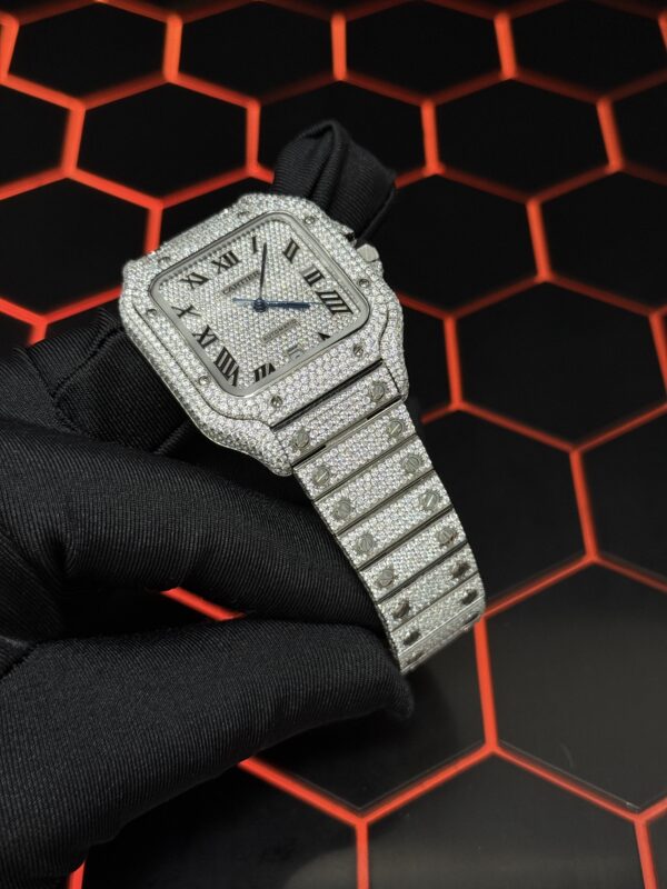 0161 BVF ssmall stone setting Cartier 40mm