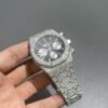 0067 Audemars Piguet Royal Oak Chrono 26331 41mm Plain Black Dial Small Stone Bezel & Case