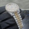 0037 Rolex Datejust 41mm 2tone Yellow Gold & White Roman Dial 2 Rows Bezel Jubilee Band