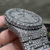 0013 Audemars Piguet 15500 White Big Stone Bezel & Case Big Stone Band