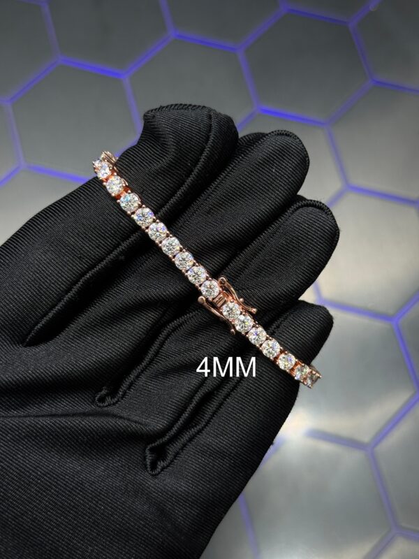 8888 Tennis chain 925 silver+Moissanite