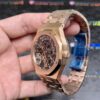 0088-2 Plain AP Royal Oak 15407 RG 41mm Skeleton Dial RG Band 638