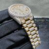 0042 Rolex Daydate 40mm Yellow Gold Two Rows Stone Bezel President Band