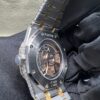 0028 Audemars Piguet Royal Oak 15400 41mm 2tone Yellow Gold & White Big Stone Bezel & Case & Raised Band