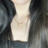 LV Pink Set Necklace