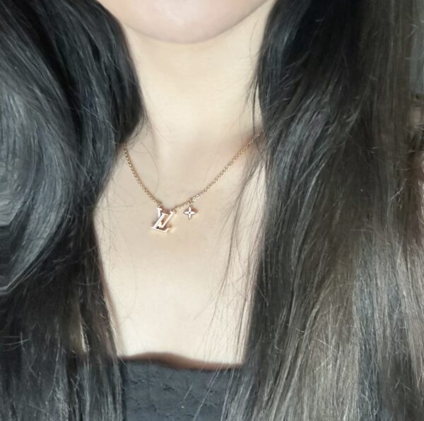 LV Pink Set Necklace