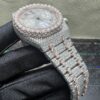 0022 Audemars Piguet Royal Oak Chrono 26331 41mm 2tone Rose Gold & White Arabic Dial Big Stone Raised Band