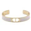 Dior D-shaped open bangle