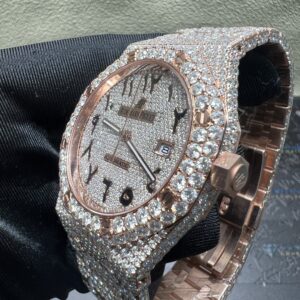 0048 Audemars Piguet 15400 Rose Gold Big Stone Bezel & Case Big Stone Band