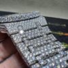 0013 Audemars Piguet 15500 White Big Stone Bezel & Case Big Stone Band