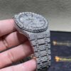 0013 Audemars Piguet 15500 White Big Stone Bezel & Case Big Stone Band