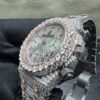 0022 Audemars Piguet Royal Oak Chrono 26331 41mm 2tone Rose Gold & White Arabic Dial Big Stone Raised Band