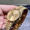 0083 Plain Rolex DayDate 40MM YG Dial Roma Marker President Band (Tungsten Heavy Version 170g)