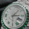 0038 Rolex DayDate 40MM Green Gems Bezel and Green Gems Roma Marker Dial President Band