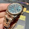 0087 Plain Rolex Sky-Dweller 42MM RG Green Dial Oyster Band