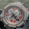 0031 Audemars Piguet Royal Oak Offshore 42mm Red Dial Red Camouflage Rubber Band