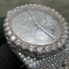 0022 Audemars Piguet Royal Oak Chrono 26331 41mm 2tone Rose Gold & White Arabic Dial Big Stone Raised Band
