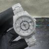 0041 Rolex SkyDweller 42mm White 2 Rows Stone Bezel