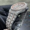 0029 Audemars Piguet Royal Oak 15400 41mm 2tone Rose Gold & White Arabic Dial Big Stone Bezel & Case & Raised Band