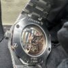 d6025bc316aeafd8160282ad78d59f01 0032 Audemars Piguet Royal Oak 15400 41mm White Plain Black Dial All Big Stones Setting Raised Band