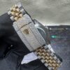 0037 Rolex Datejust 41mm 2tone Yellow Gold & White Roman Dial 2 Rows Bezel Jubilee Band
