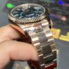 0087 Plain Rolex Sky-Dweller 42MM RG Green Dial Oyster Band