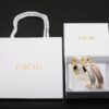 Dior D-shaped open bangle