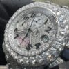 0030 Audemars Piguet Royal Oak Offshore 42mm White All Big Stones Setting Raised Band